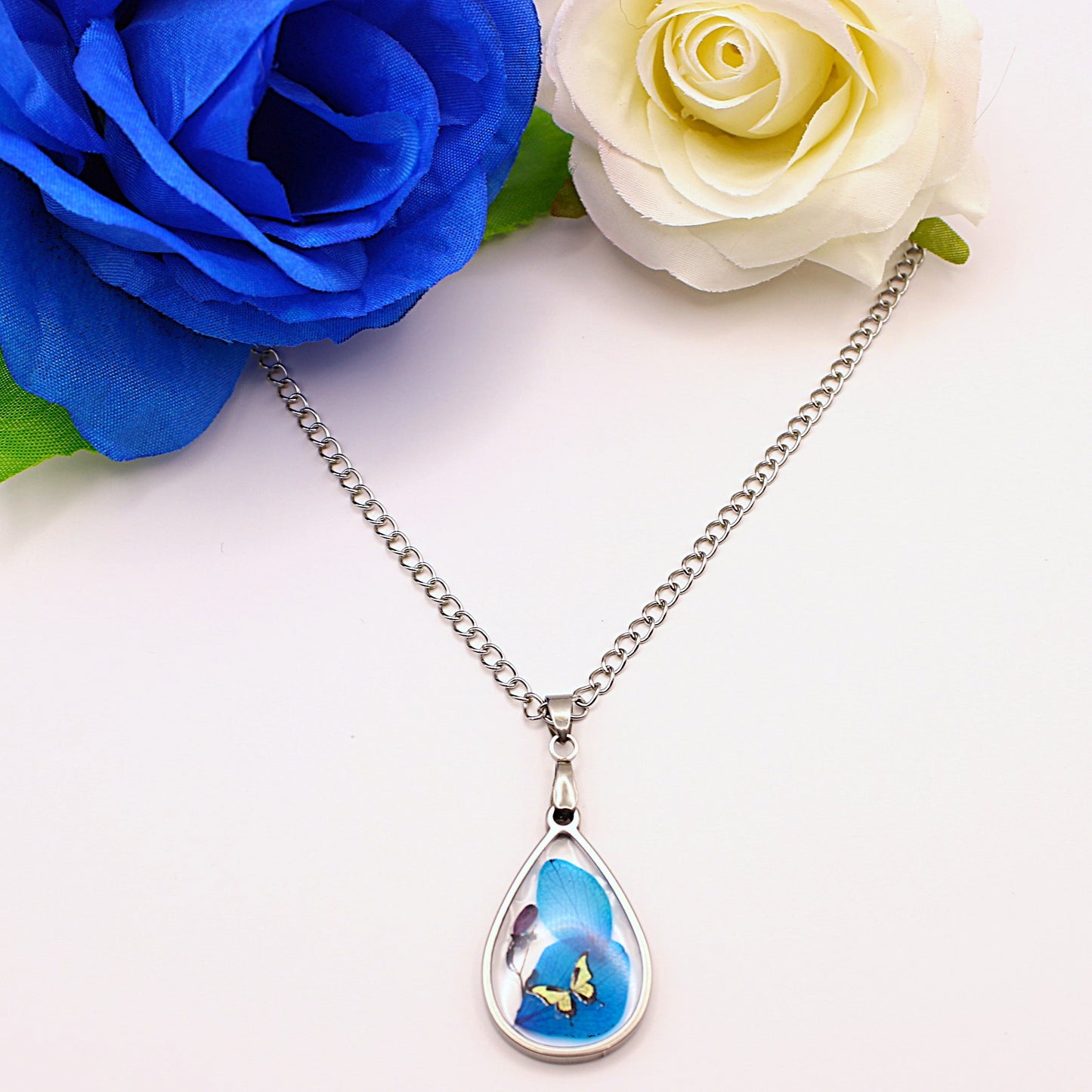 Pressed Flower Necklace