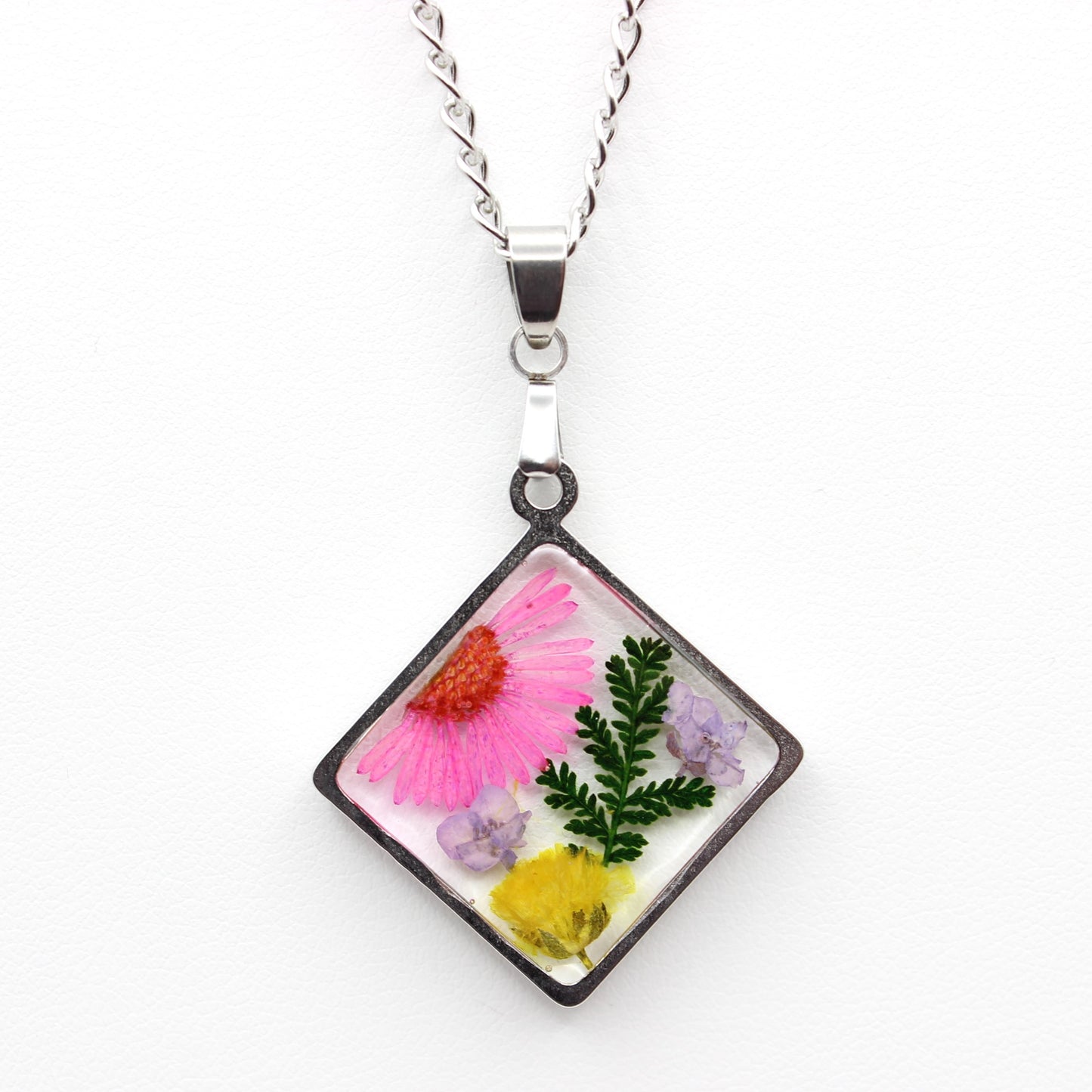 Pressed Flower Necklace
