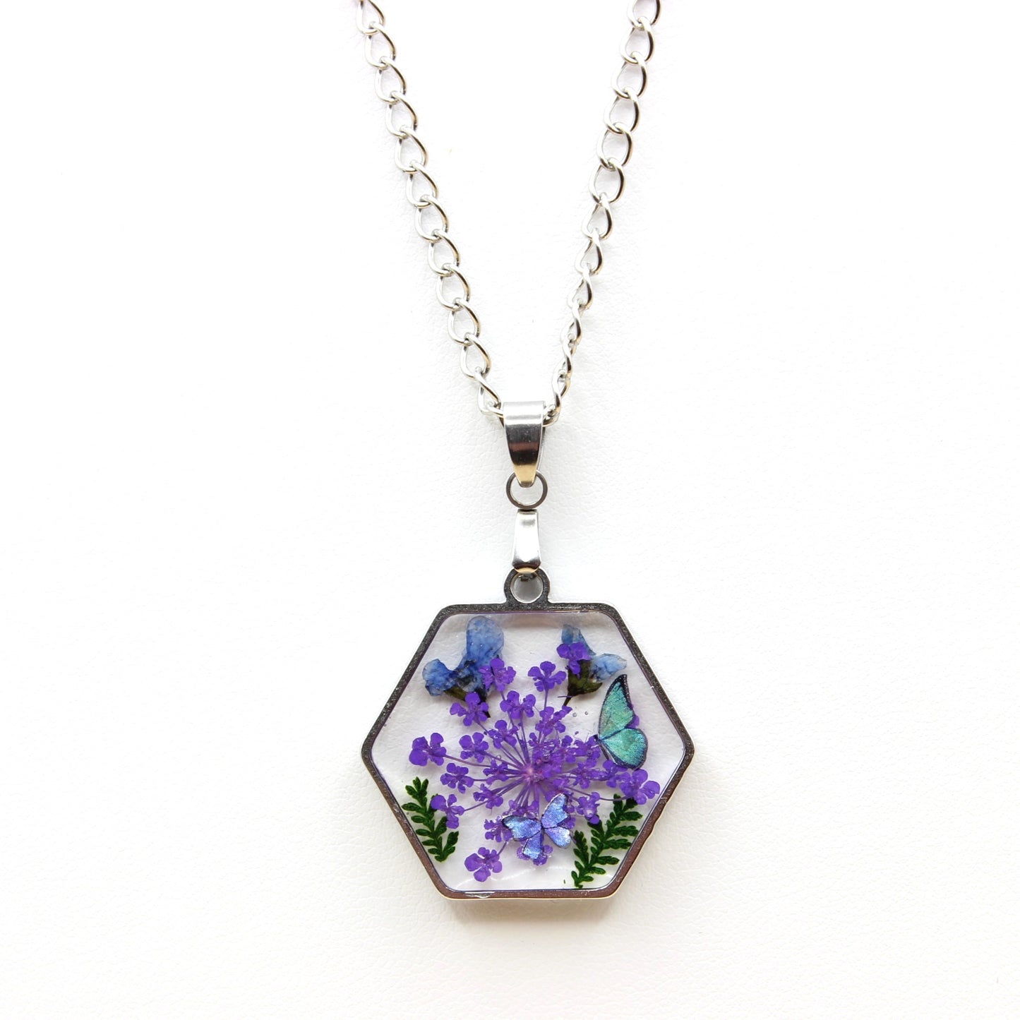 Pressed Flower Necklace
