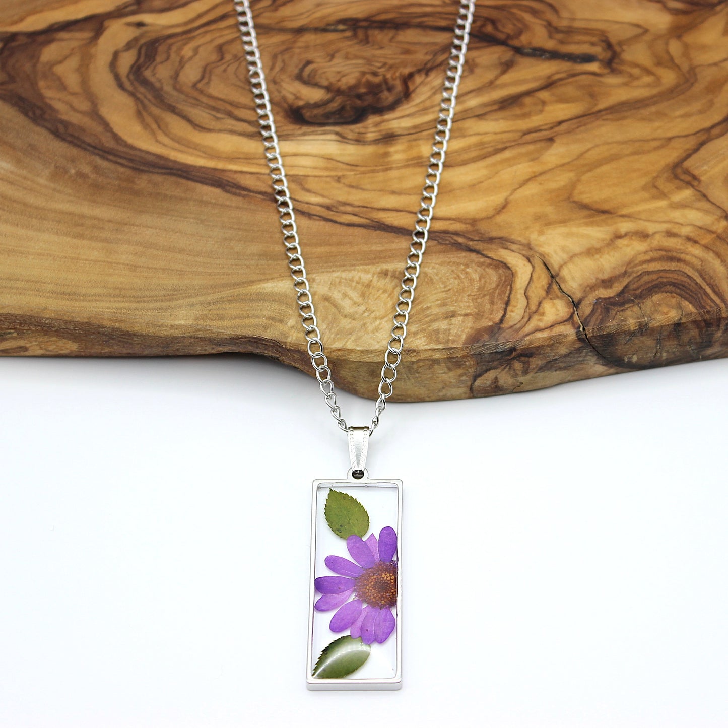 Pressed Flower Necklace
