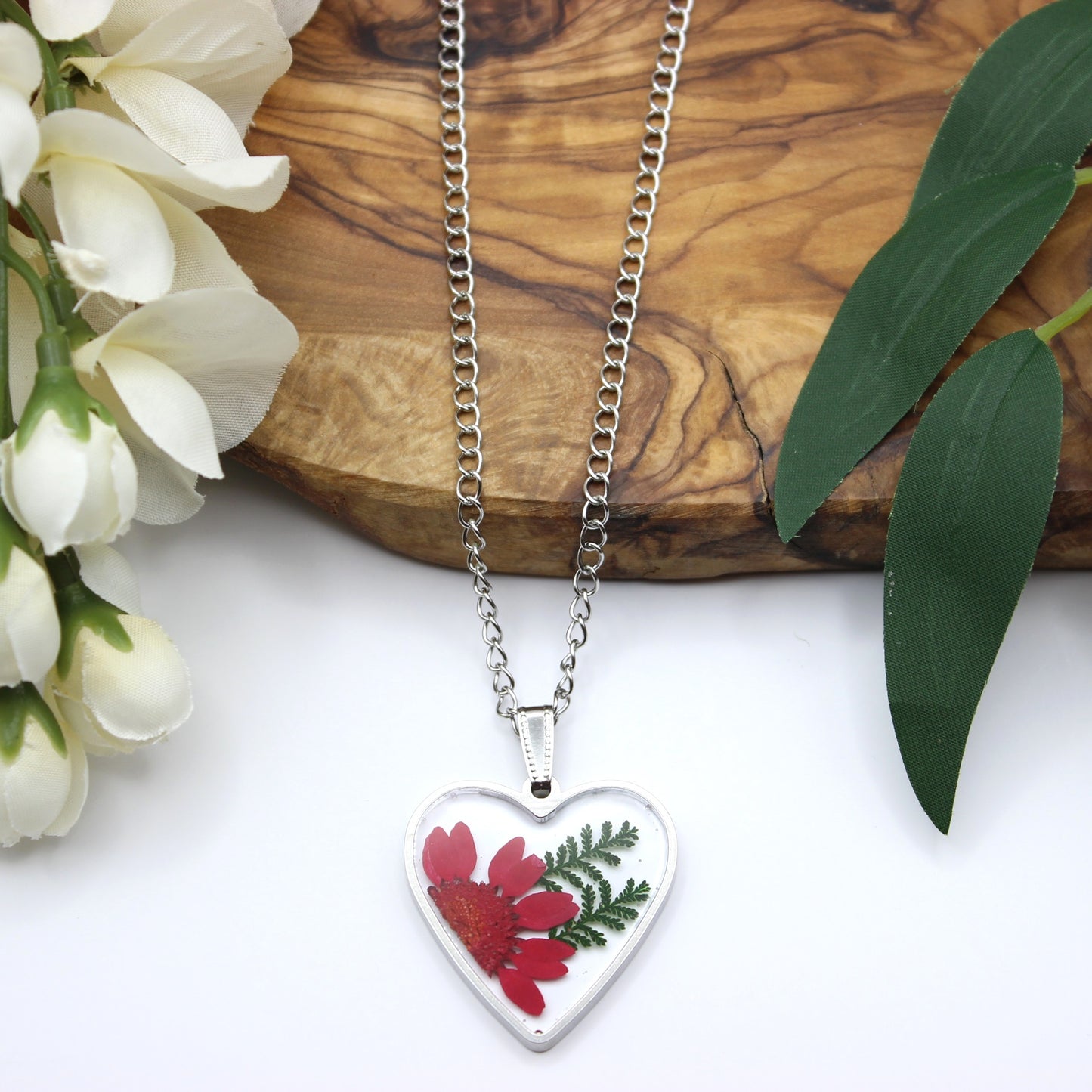 Pressed Flower Necklace