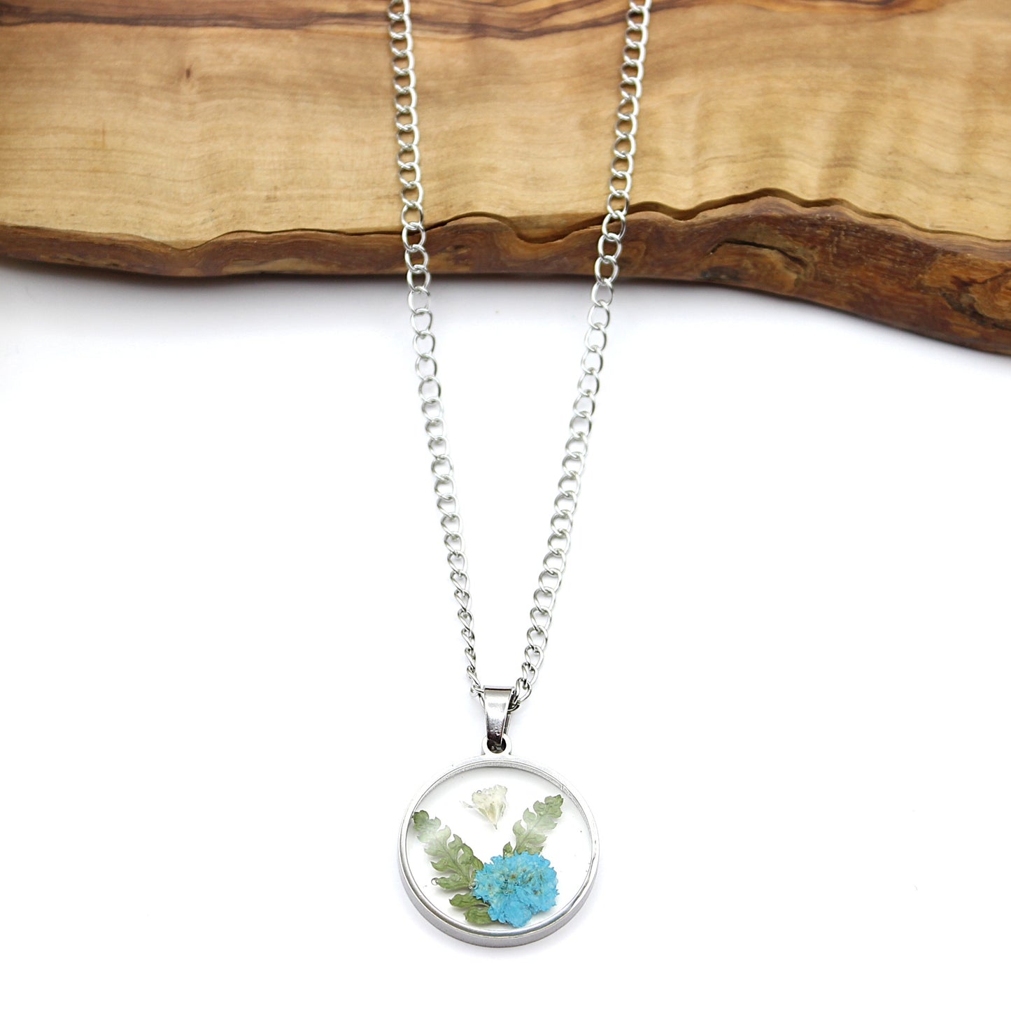 Pressed Flower Necklace