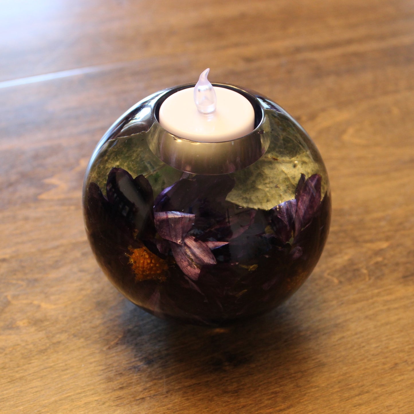 Large Sphere Tealight Holder