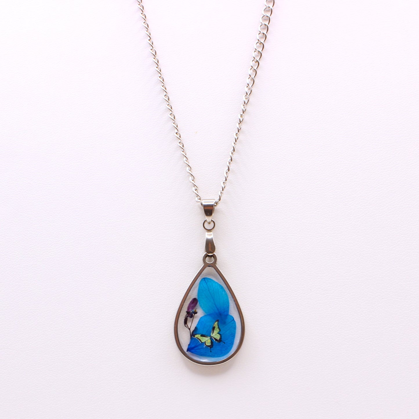 Pressed Flower Necklace