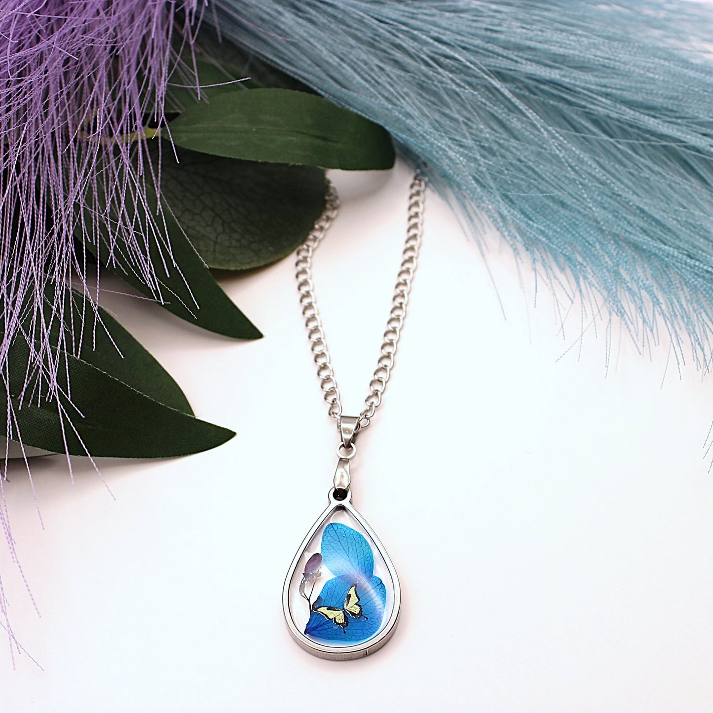 Pressed Flower Necklace
