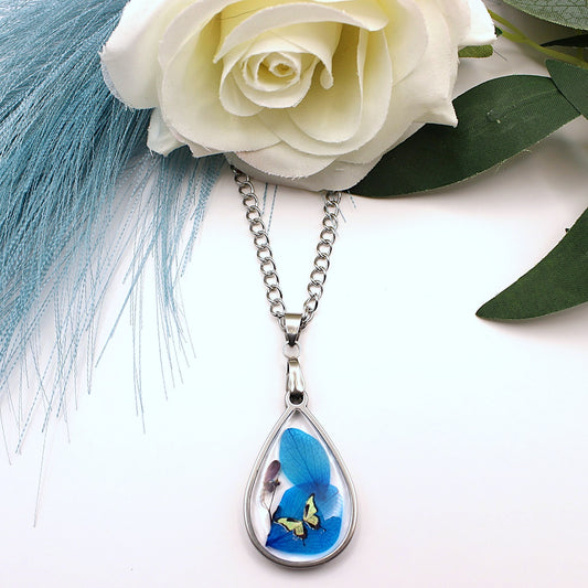 Pressed Flower Necklace
