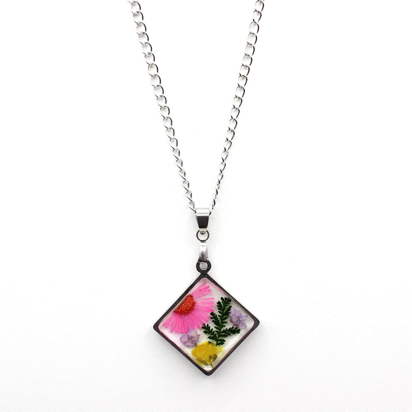 Pressed Flower Necklace