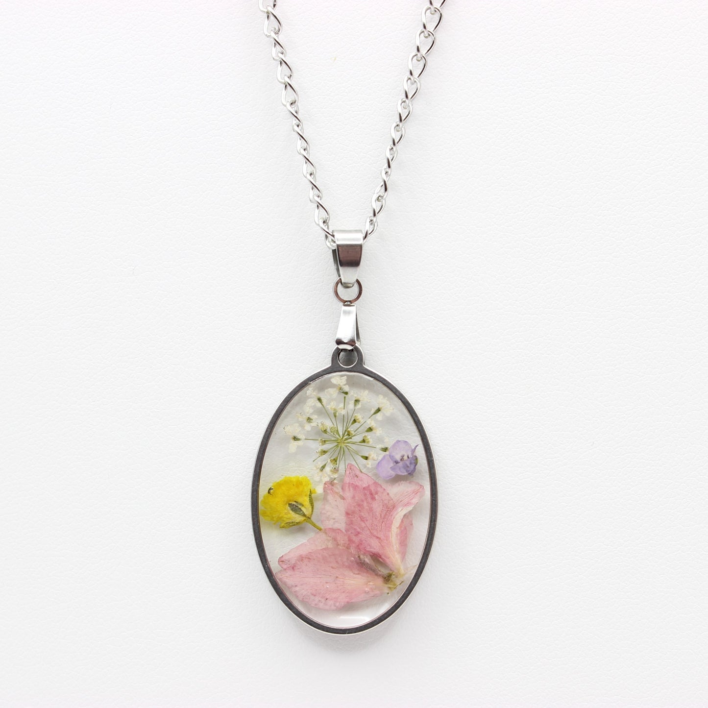 Pressed Flower Necklace