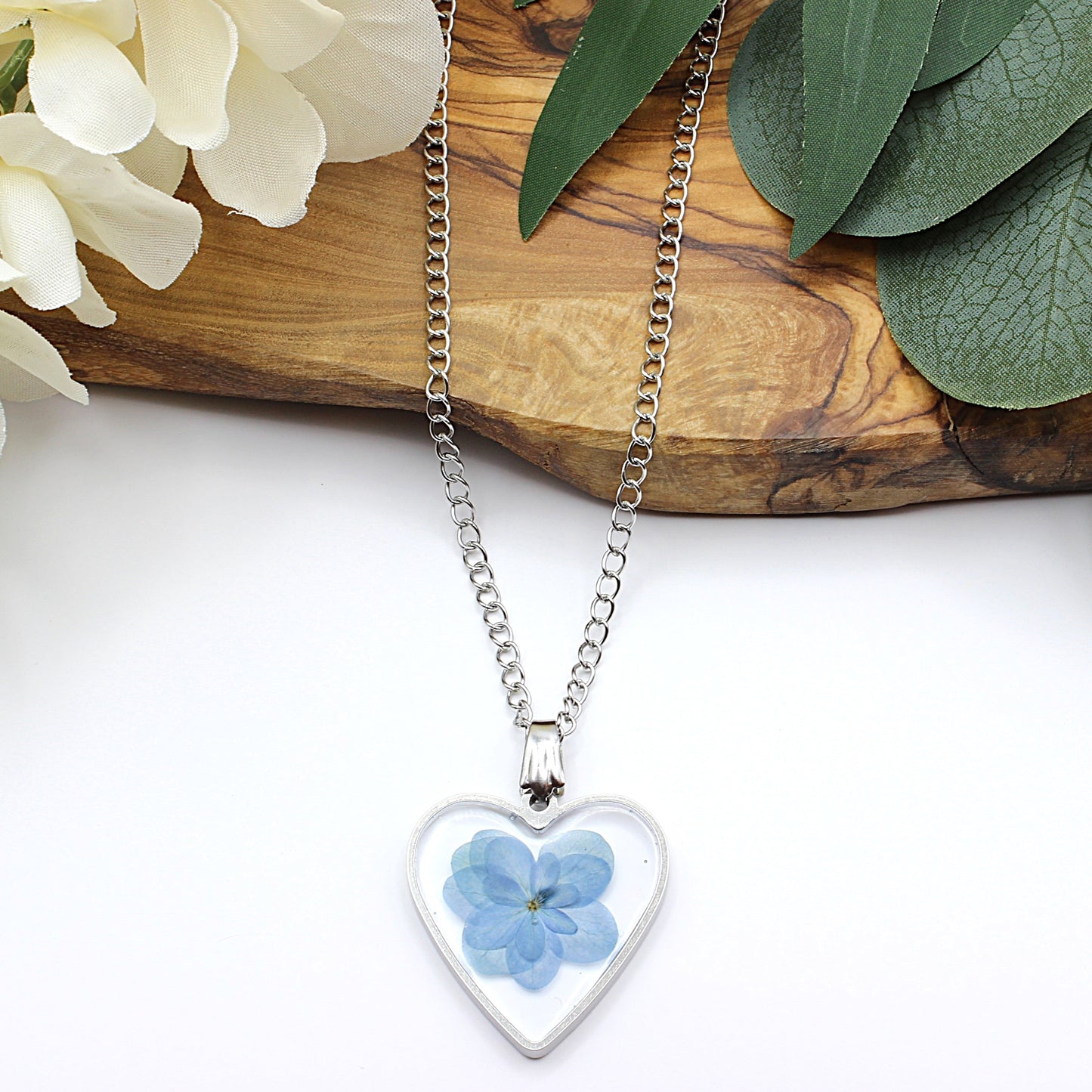 Pressed Flower Necklace