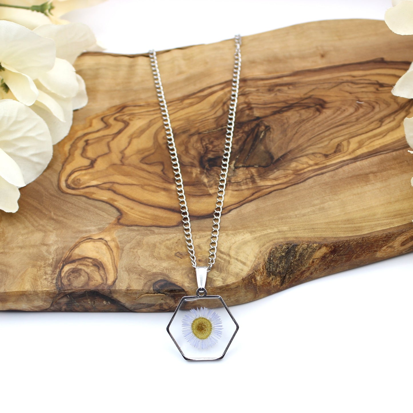 Pressed Flower Necklace