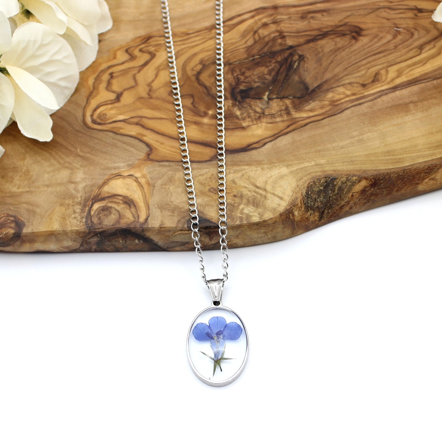 Pressed Flower Necklace