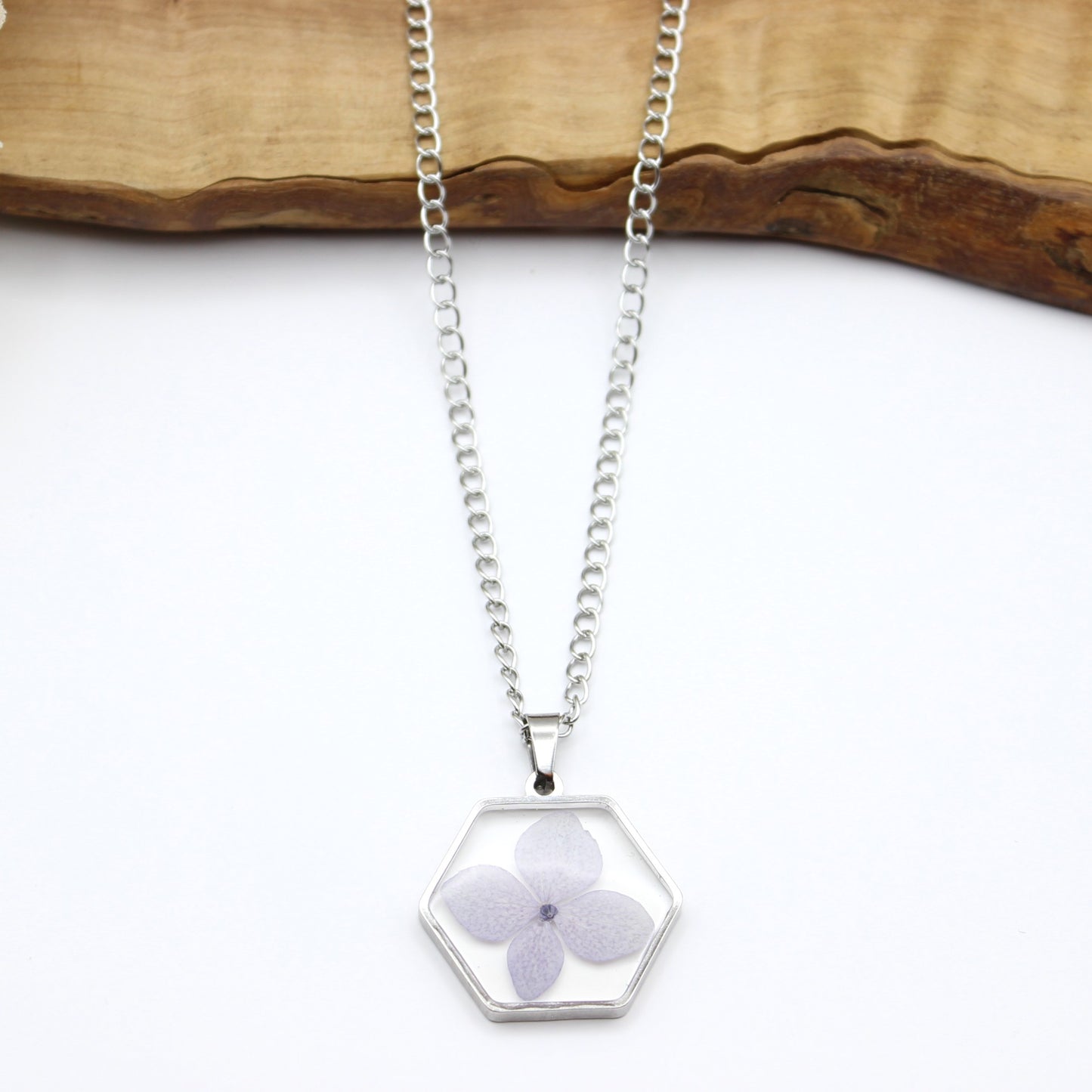 Pressed Flower Necklace