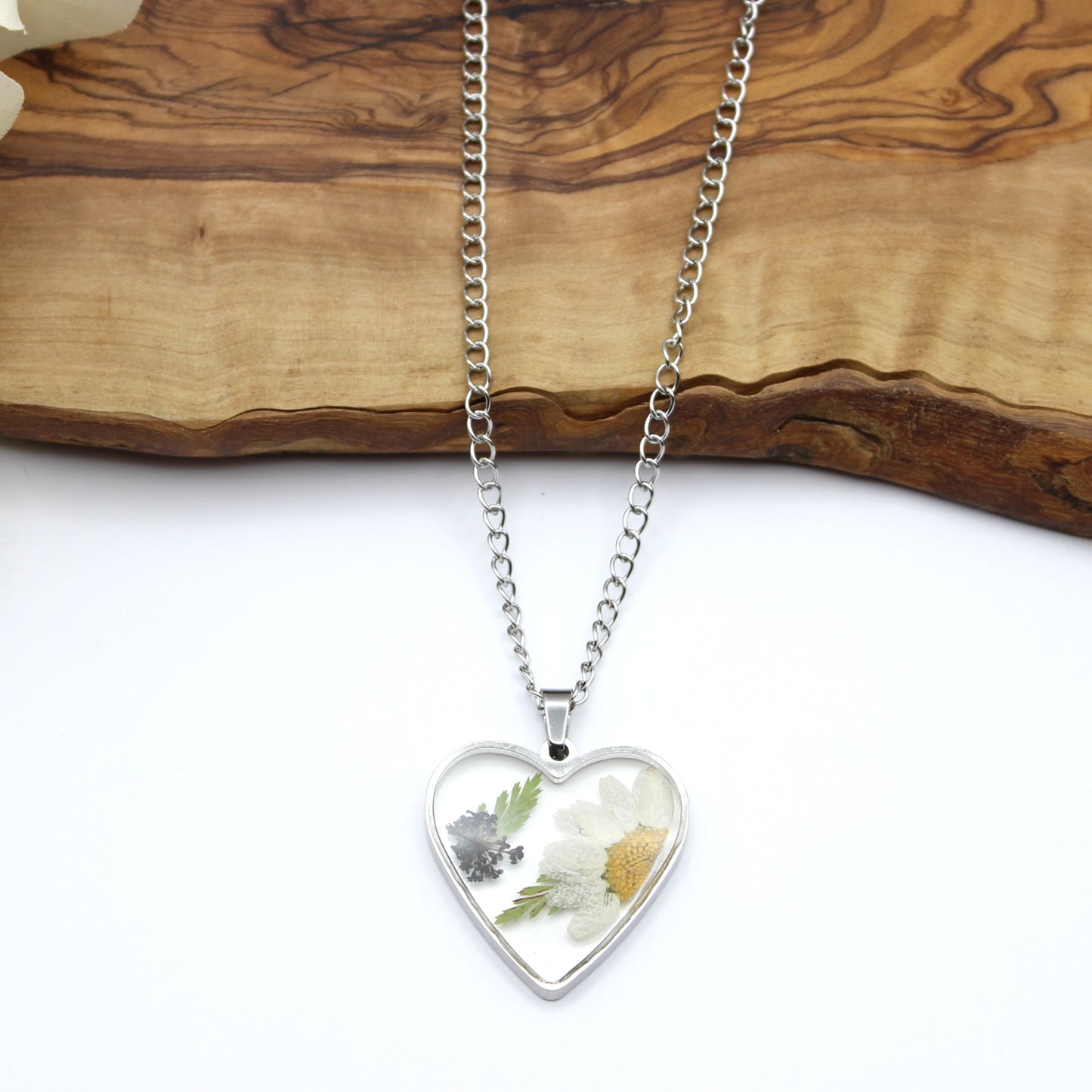 Pressed Flower Necklace