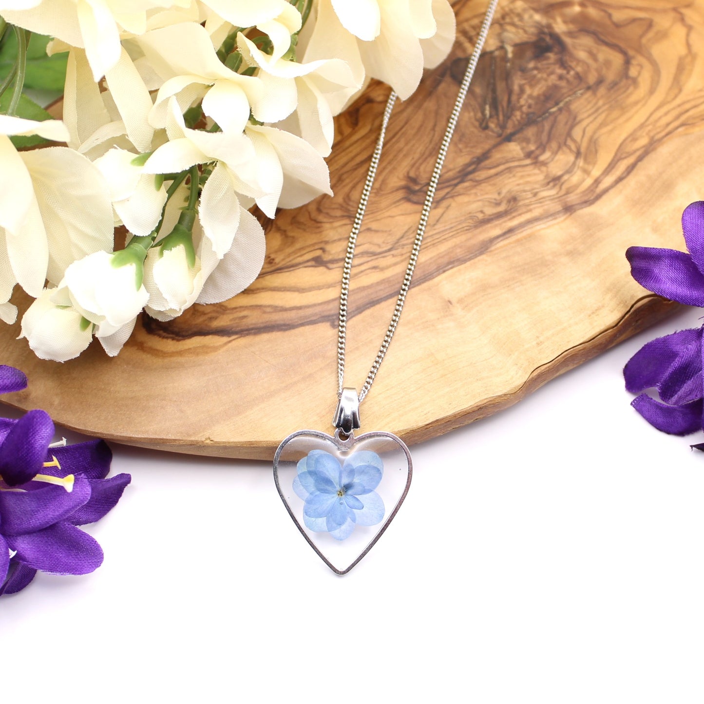 Pressed Flower Necklace