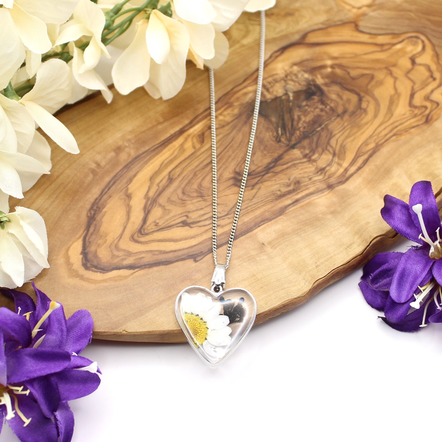 Pressed Flower Necklace
