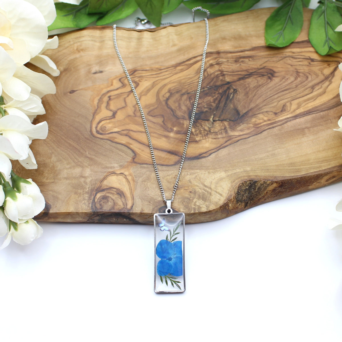 Pressed Flower Necklace